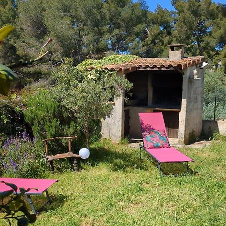 Maisonnette Kalis Calme Avec Climatisation Parking Jardin Cadre Campagne Plages A Pieds Bandol Dış mekan fotoğraf