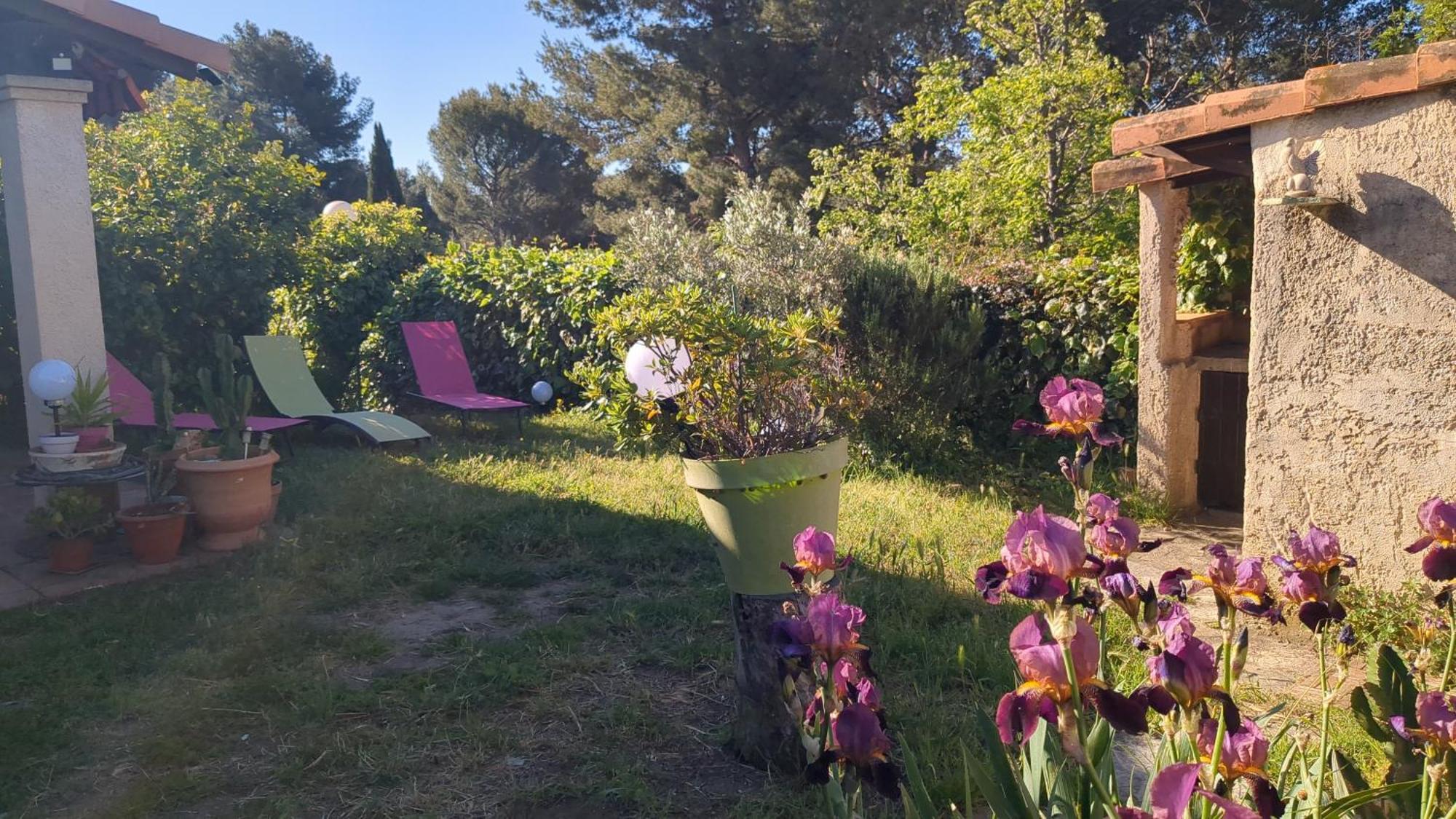Maisonnette Kalis Calme Avec Climatisation Parking Jardin Cadre Campagne Plages A Pieds Bandol Dış mekan fotoğraf